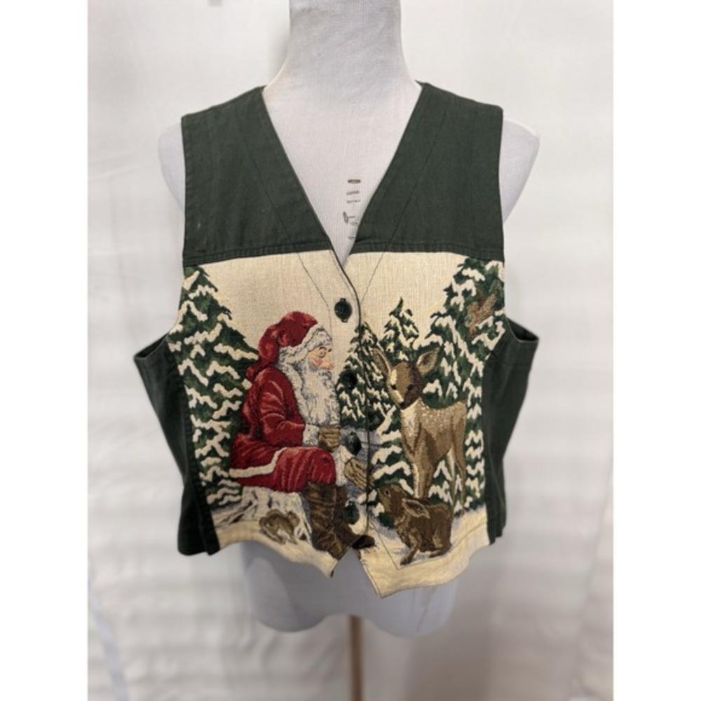 Vintage Orvis Santa With Deer Vest‎  Made in Usa